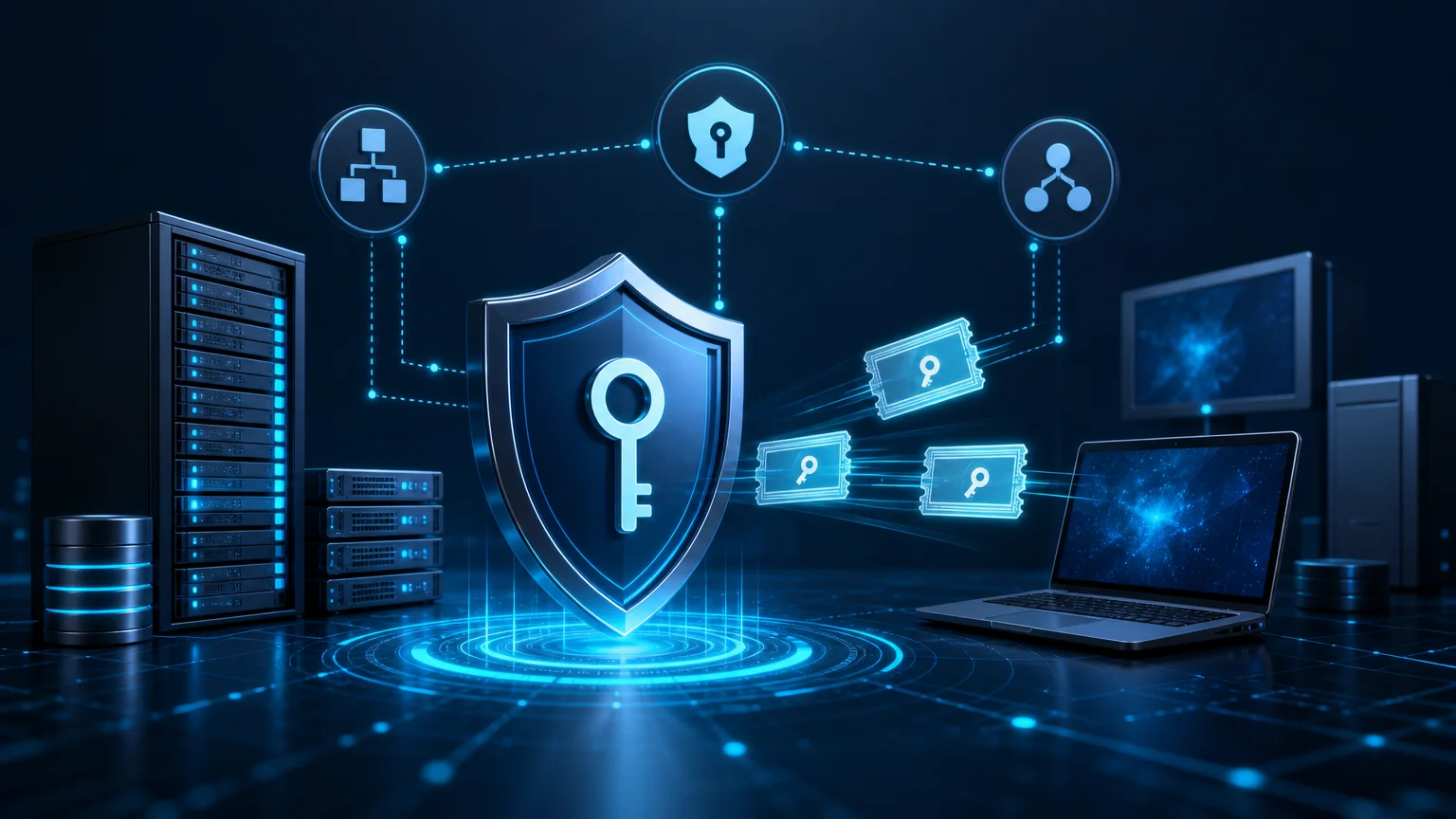 نمای کلی احراز هویت Kerberos در محیط Active Directory ویندوز سرور